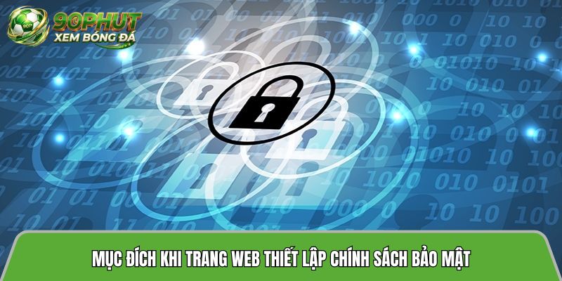 Mục đích khi trang web thiết lập chính sách bảo mật