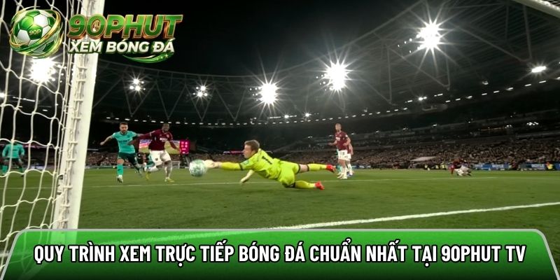 Quy trình xem trực tiếp bóng đá chuẩn nhất tại 90phut tv